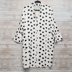 EPIK black and white polka dot dress